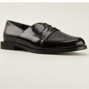 Maiyet Black Gold Oxford Leather Shoes 39 1/2 or size 9